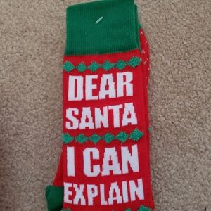 Knee high Christmas socks